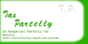 tas partelly business card